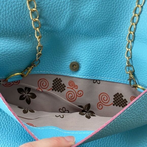 Faux Leather Envelope Clutch Purse‎ - Picture 6 of 9